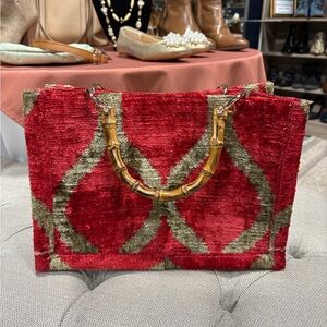 Ayca Design Silk Velvet tote